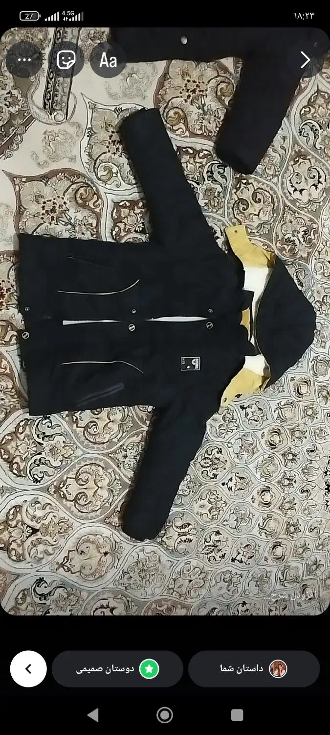 کاپشن سالم مناسب ۷ تا ۹ سال|کفش و لباس بچه|میانه, |دیوار