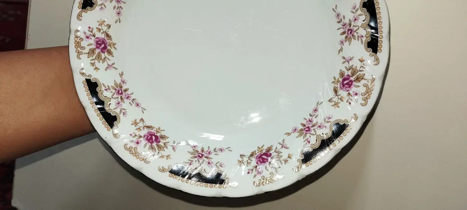 سرویس چینی گل صورتی|ظروف سرو و پذیرایی|سمنان, |دیوار