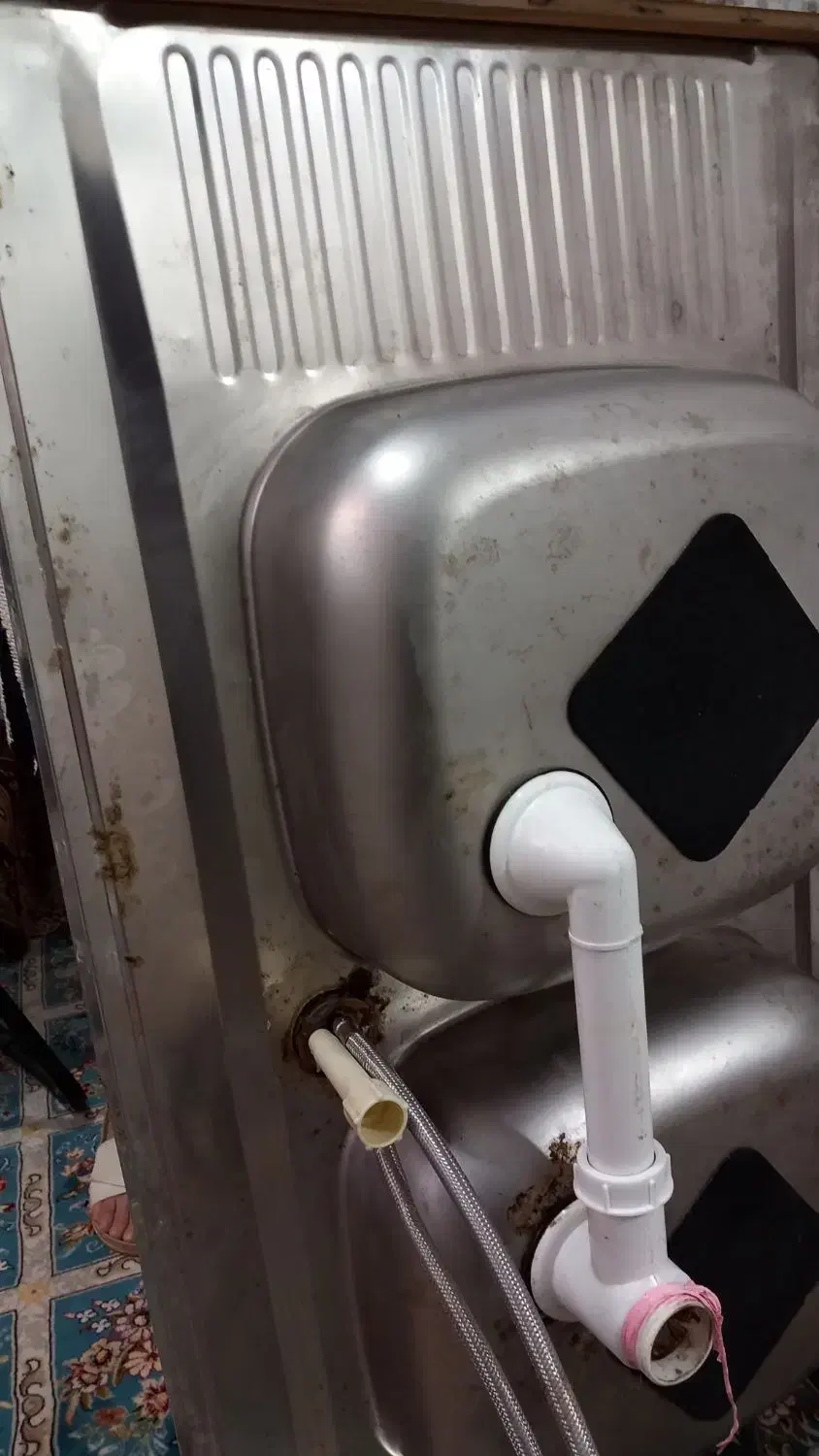 سینک ظرفشویی|آبچکان و نظمدهنده ظروف|اهواز, معین زاده|دیوار