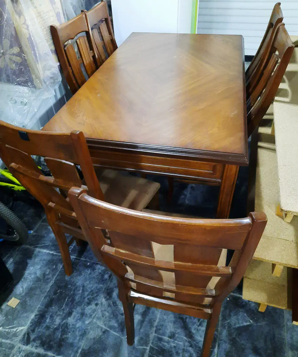 میز غذاخوری 6نفره|میز و صندلی غذاخوری|اردبیل, |دیوار