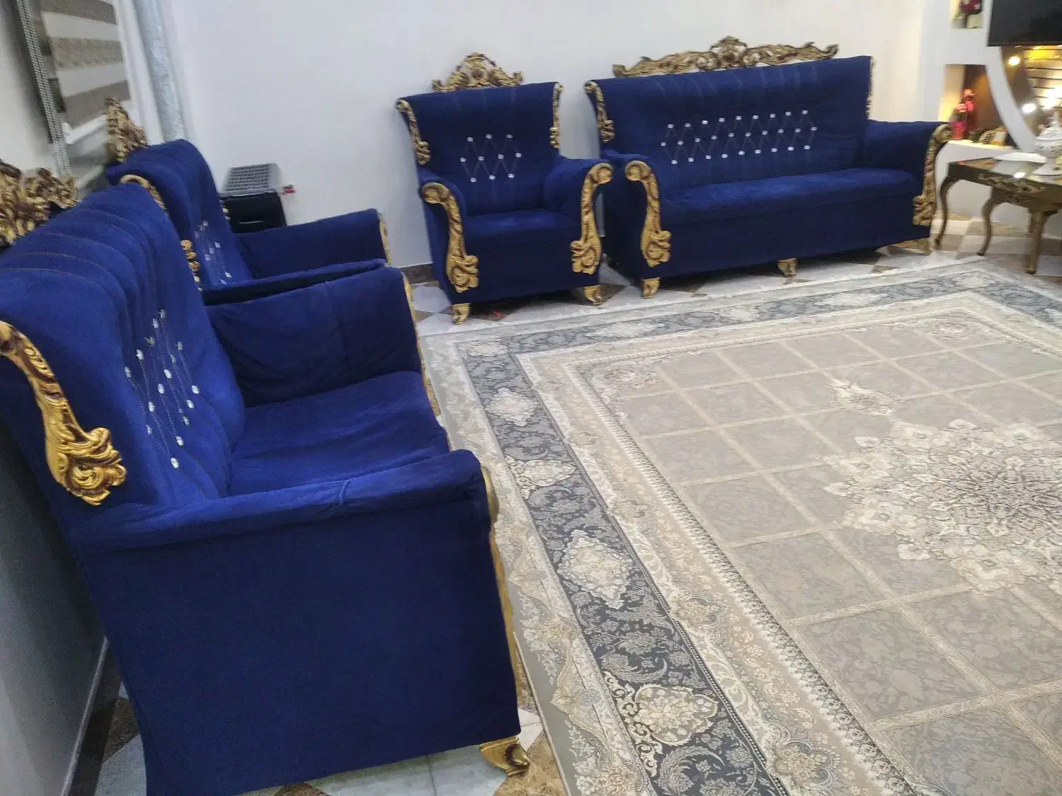 مبل 7نفره|مبلمان خانگی و میز عسلی|احمدسرگوراب, |دیوار