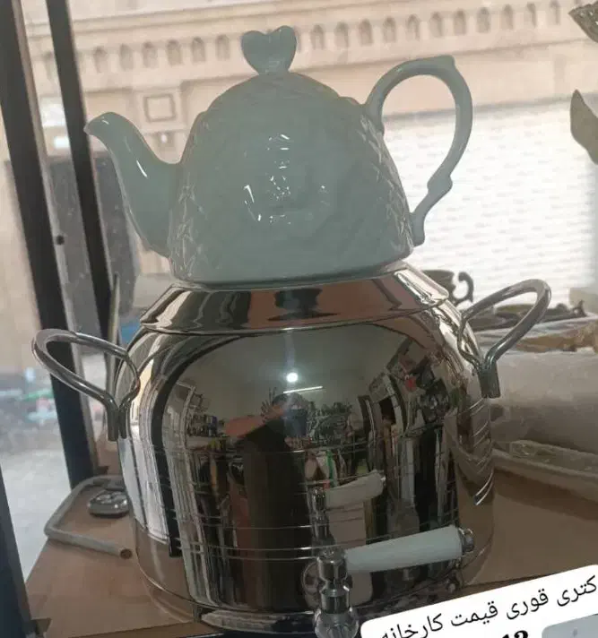 کتری قوری ۶لیتری کفه چدن جنس خوب|قوری، کتری، قهوه‌ساز دستی|پاکدشت, پاکدشت (مامازند)|دیوار