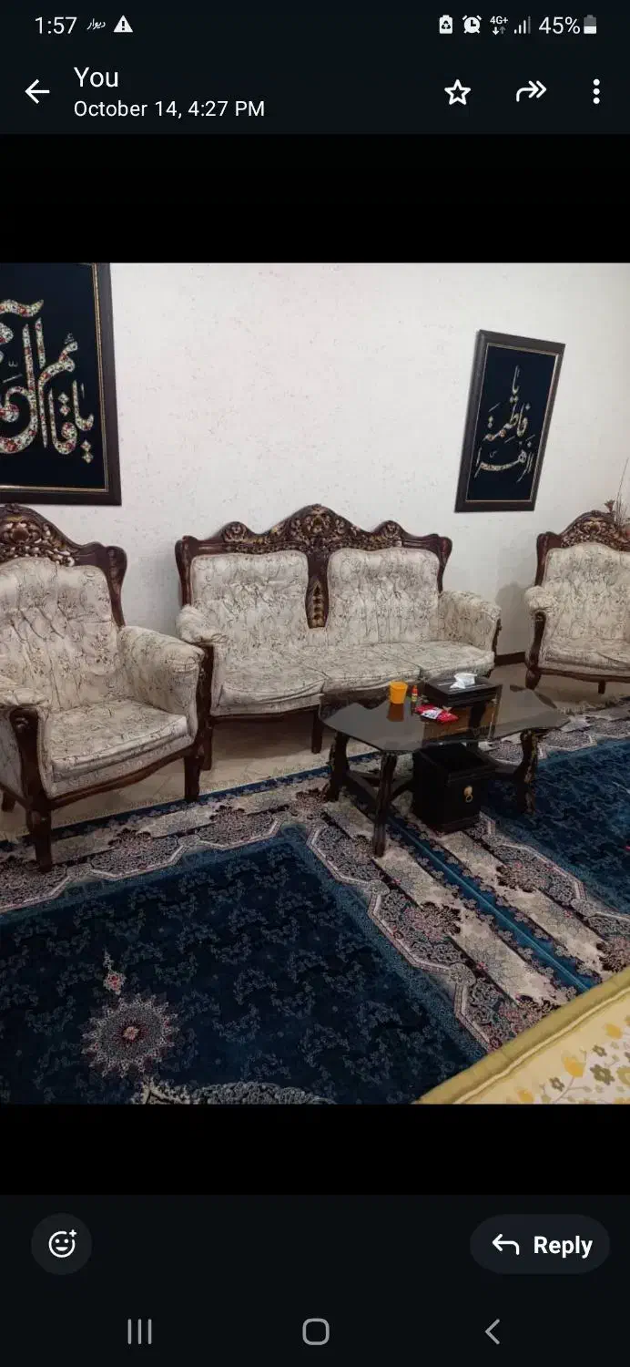 مبل حراج به بهترین قیمتی که بدین فروخته میشه|مبلمان خانگی و میز عسلی|اهواز, اهواز|دیوار