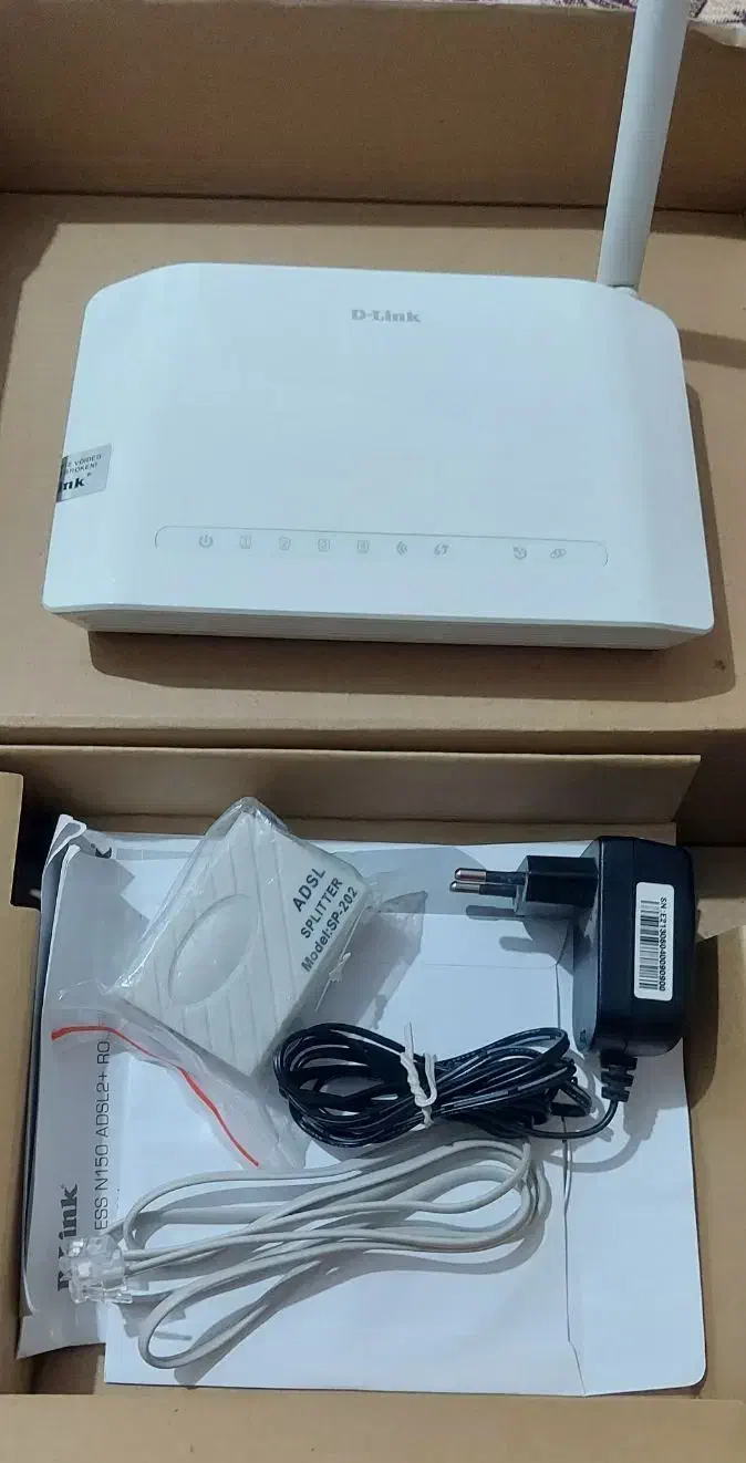 مودم D-Link DSL-2730U نو ،همراه تمام لوازم|مودم و تجهیزات شبکه|جیرفت, |دیوار