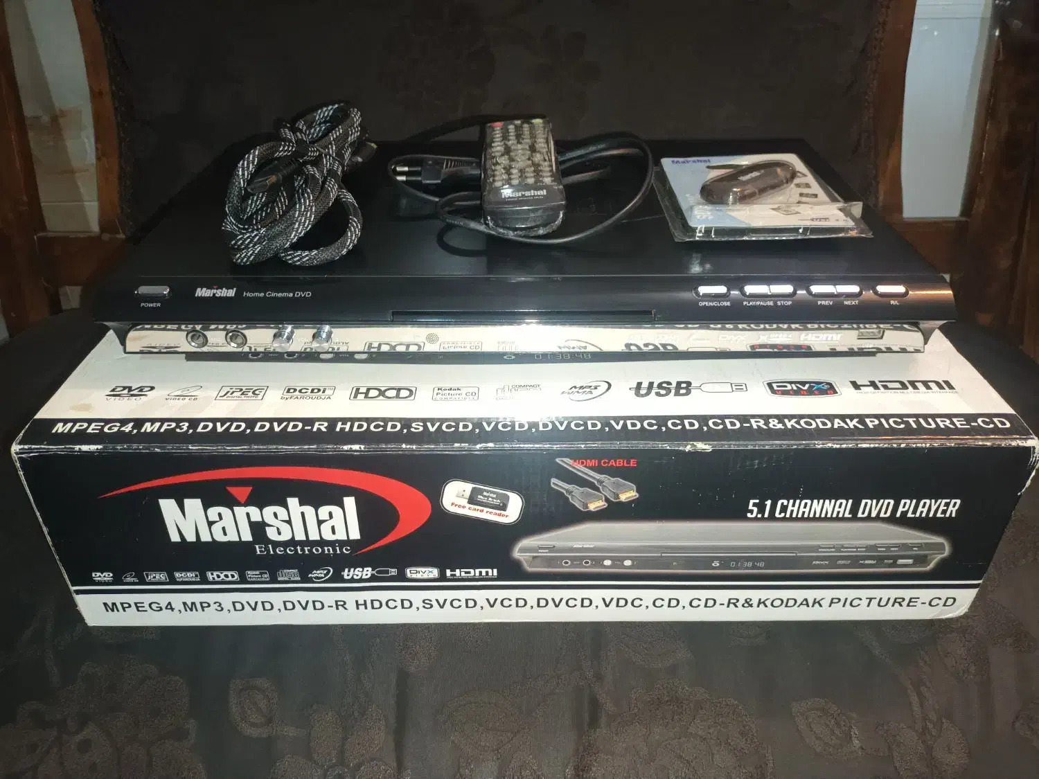 پخش کننده دی وی دی و فلش مارشال و سینمای خانواده|پخشکننده DVD و ویدیو|شهریار, شهریار|دیوار