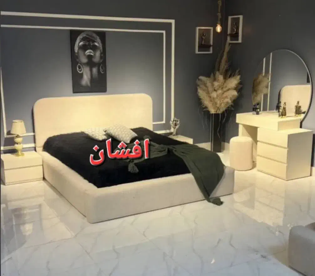 سرویس خواب افشان/ جهیزیه / تخت خواب|تخت و سرویس خواب|اصفهان, دوطفلان|دیوار