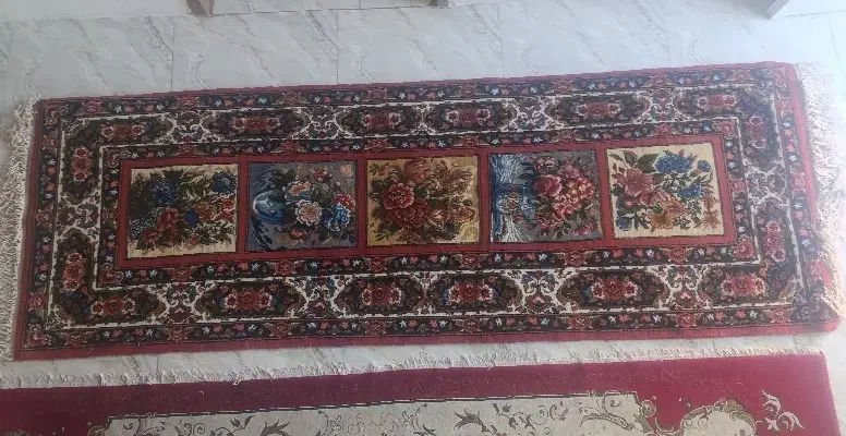 قالی کناره ۹۰--۲۹۰|فرش|خمینی‌شهر, |دیوار