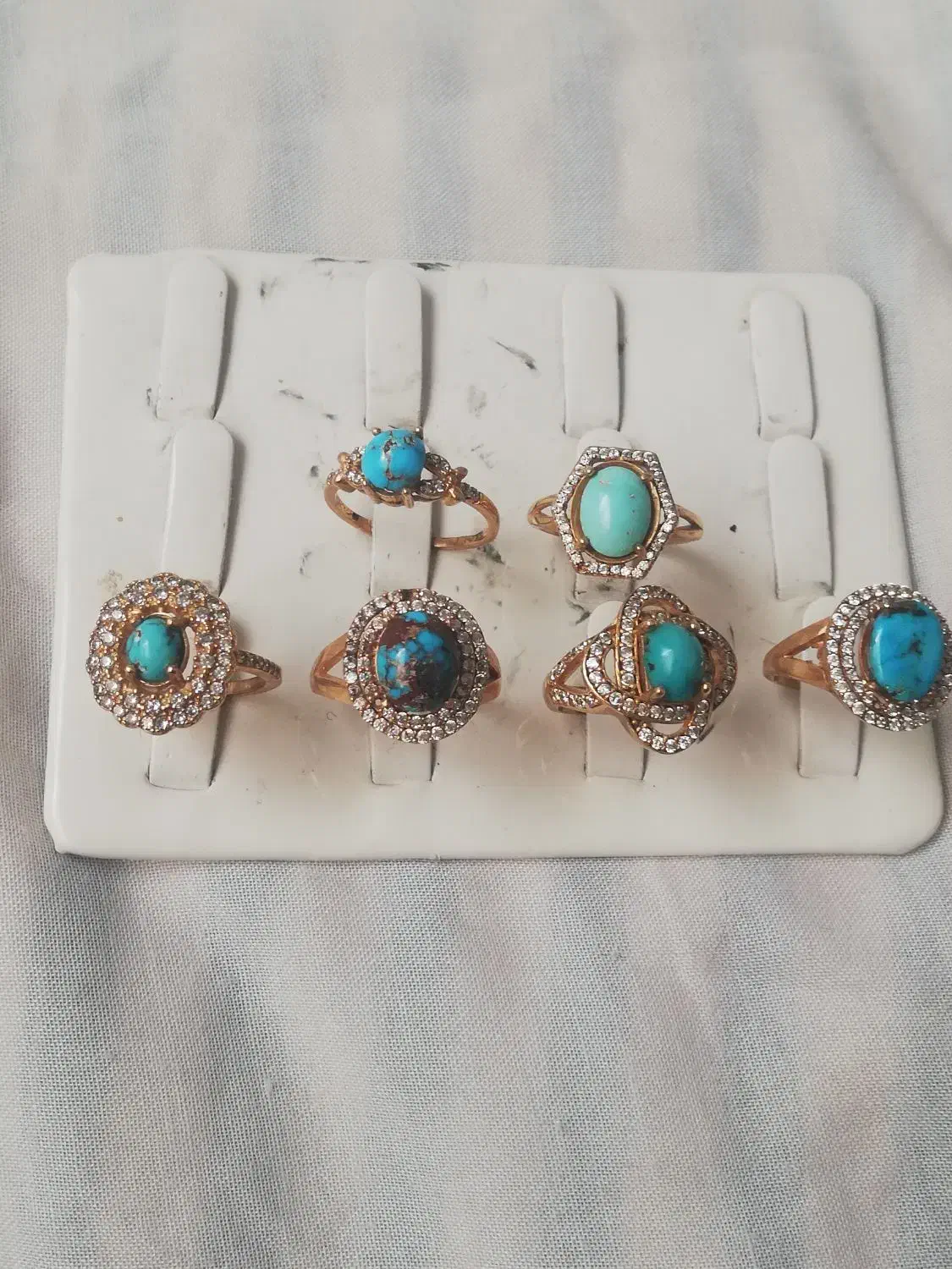 انگشتر زنانه باسنگ فیروزه|جواهرات|نیشابور, پاستور|دیوار