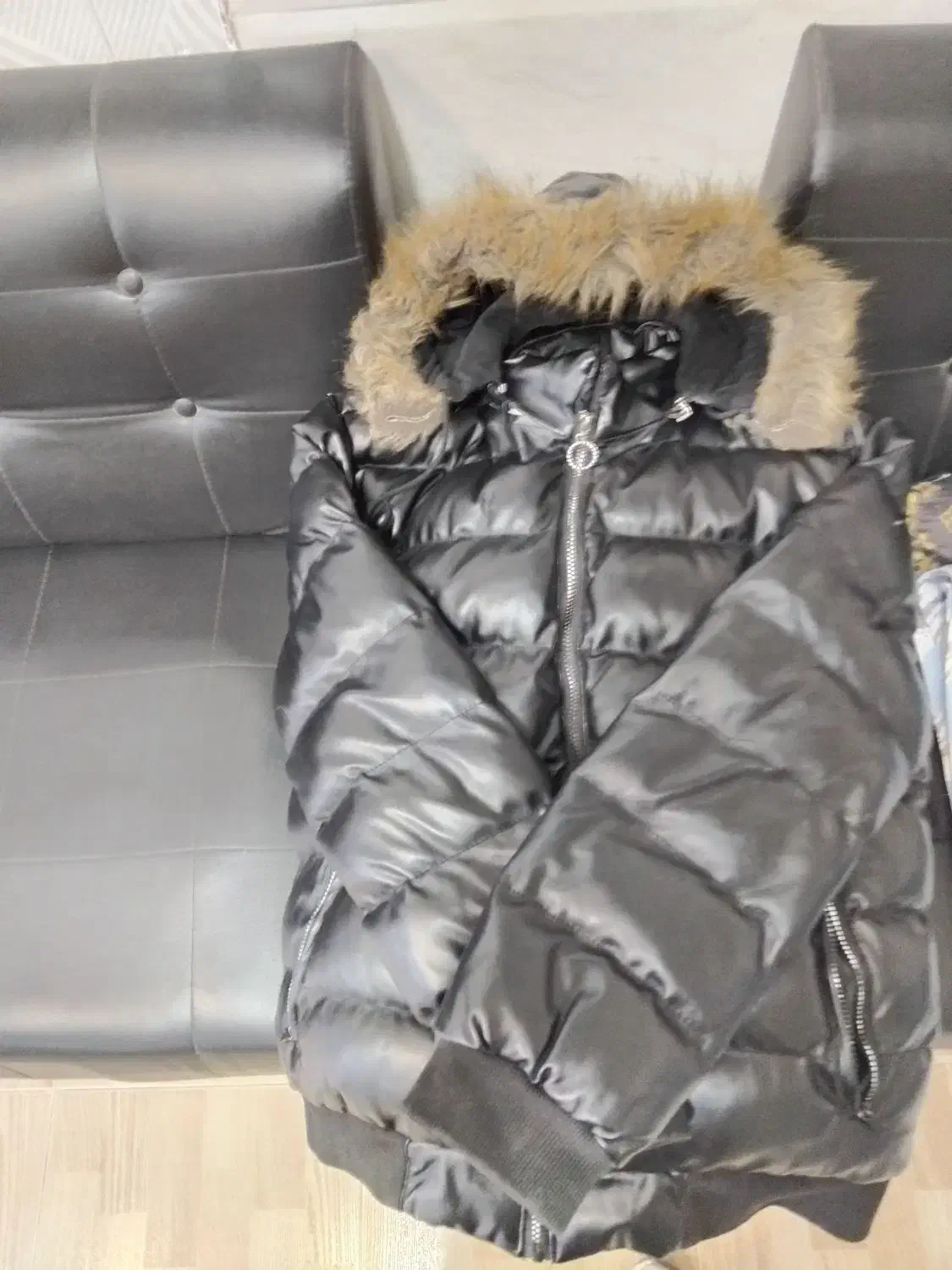 کاپشن  مردانه طرح چرم در حد نو|لباس|تربت جام, پاسداران|دیوار