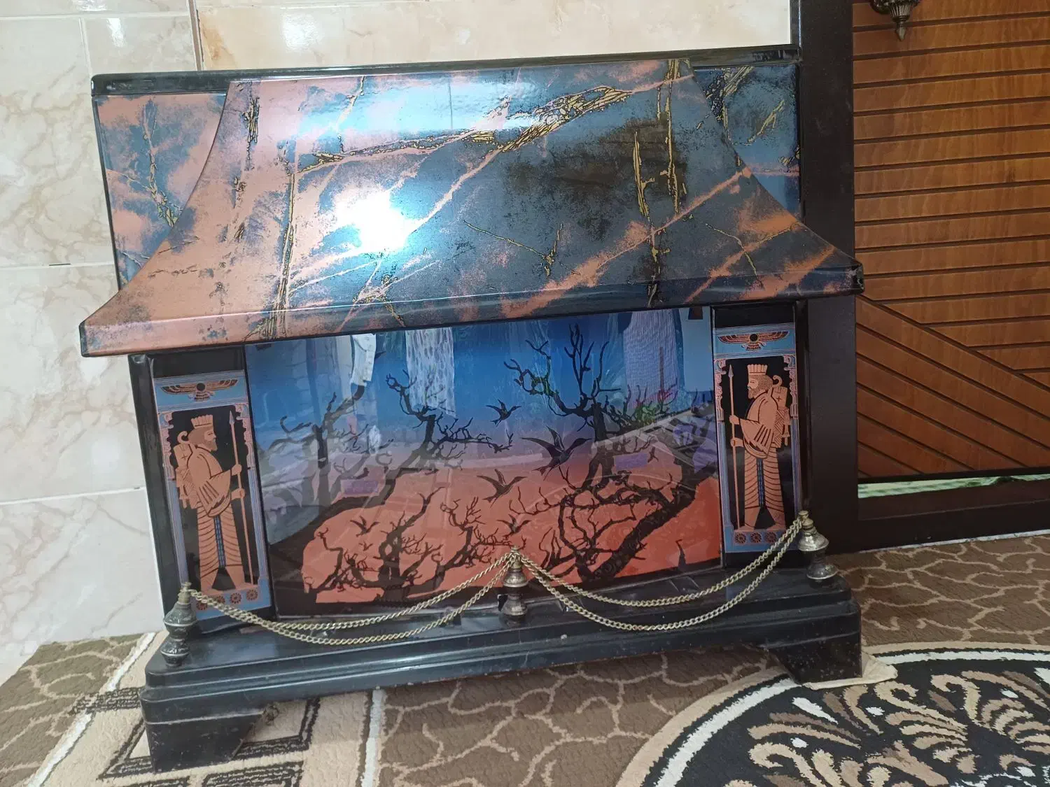 بخاری کاملن سالم|بخاری، هیتر، شومینه|آستانه اشرفیه, |دیوار