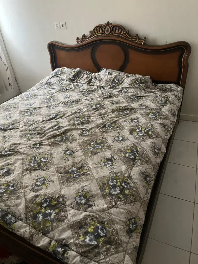 سرویس خواب دو نفره با دراور اینه|تخت و سرویس خواب|تهران, حبیب الله|دیوار