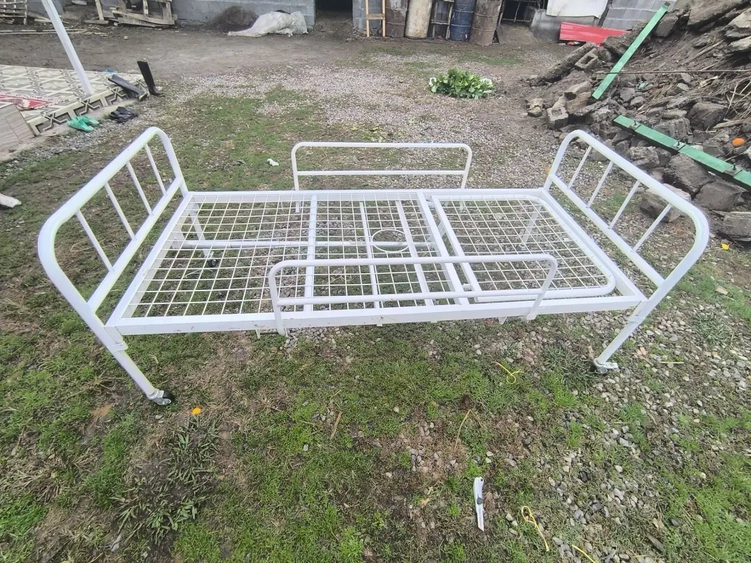 تخت بیمار .بیمارستانی لگن دار تاشوباتشک|آرایشی، بهداشتی، درمانی|سنگر, |دیوار