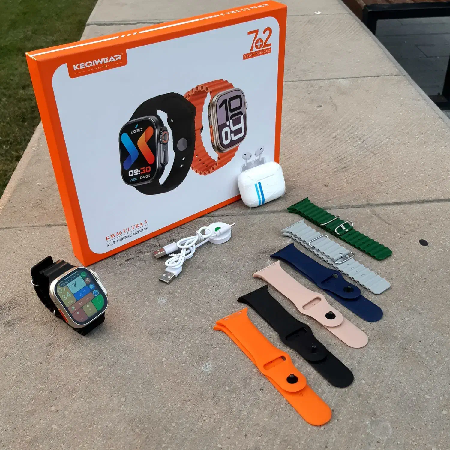 پک ساعت هوشمندطرح اپل واچ سری اولترا ۳همراه ایرپاد|ساعت|تبریز, |دیوار