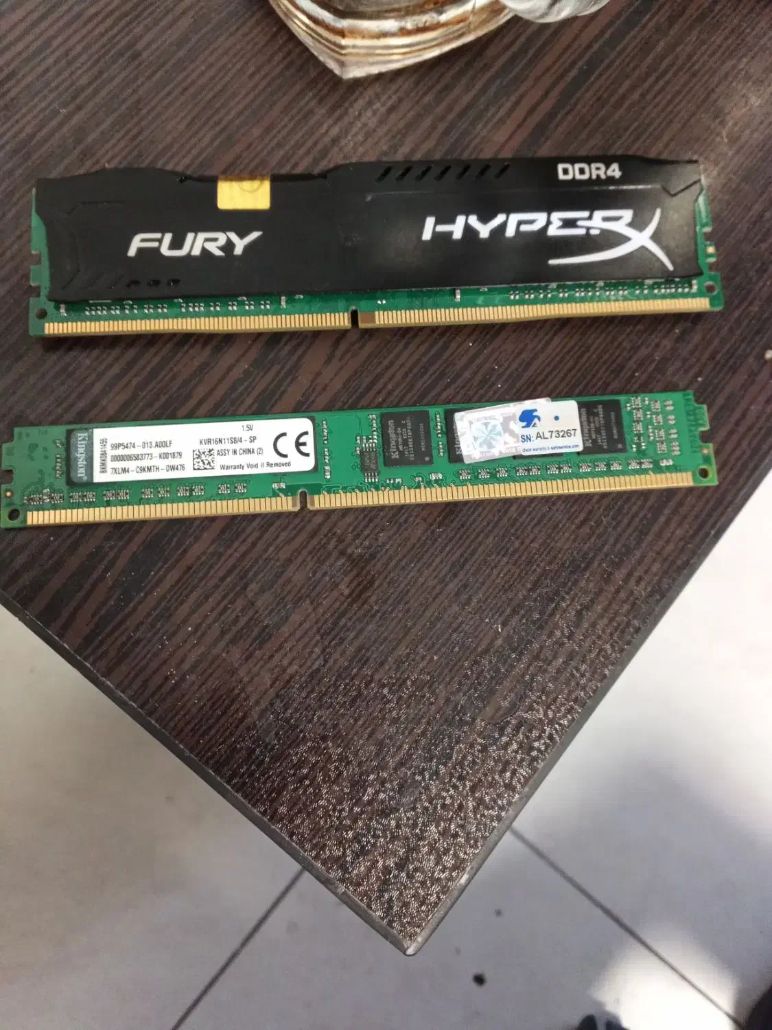 رم DDR3.. DDR4 کینگستون و هایپر تک کاناله|قطعات و لوازم جانبی رایانه|قزوین, |دیوار