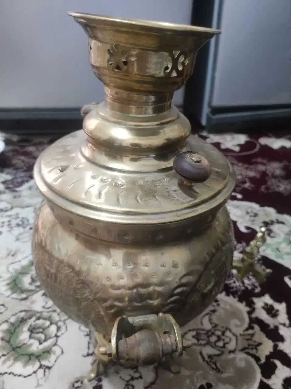 سماور  قلم کاری 6لیتری نو|سماور، چای‌ساز، قهوه‌ساز|قم, علی آباد سعدگان|دیوار