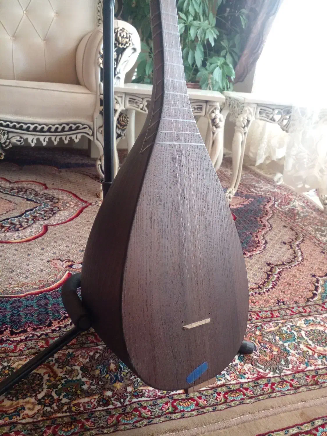 قوپوز دسته گیتاری|سازهای سنتی|زنجان, |دیوار