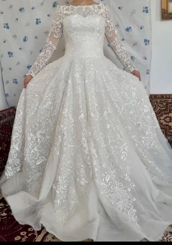لباس عروس موزون دوز جدید|لباس|زنجان, |دیوار