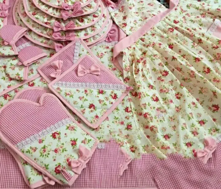 دوخت سرویس دمکنی|سفره، حوله، دستمال آشپزخانه|نیشابور, شهرک قدس|دیوار