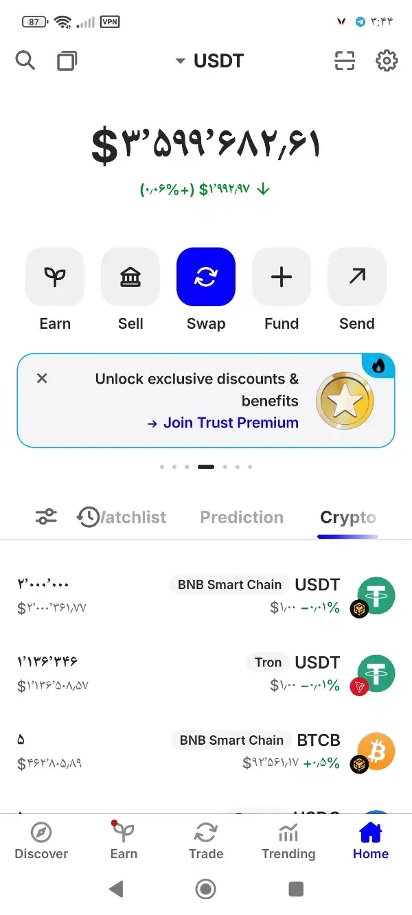 تتر بلک یا وام فوری بلاکچین|قطعات و لوازم جانبی رایانه|تهران, امانیه|دیوار