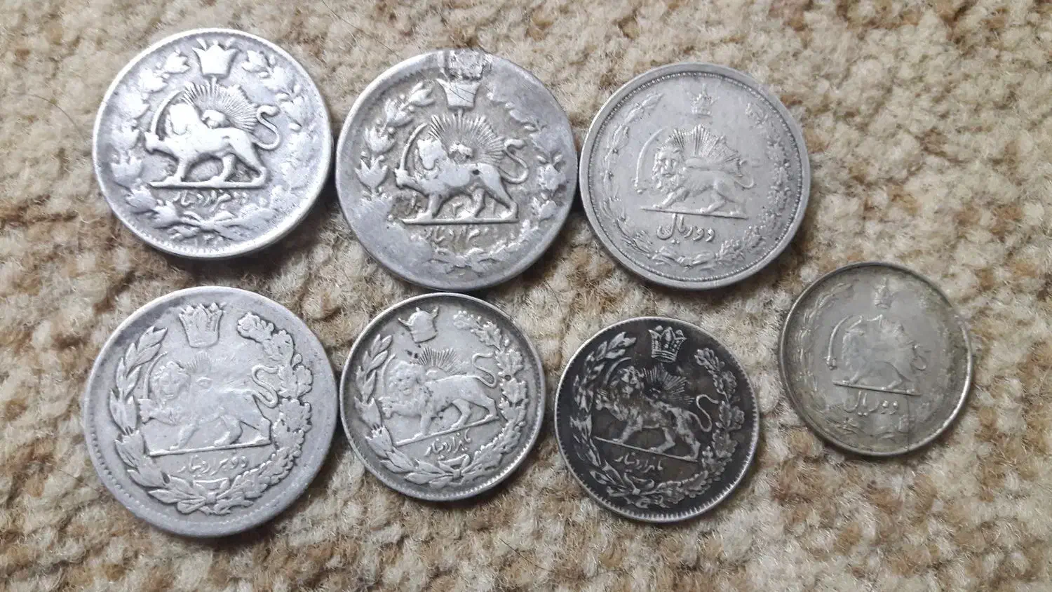 سکه ۱۰۰ ساله قاجاری و پهلوی|کلکسیون سکه، تمبر، اسکناس|گرگان, |دیوار