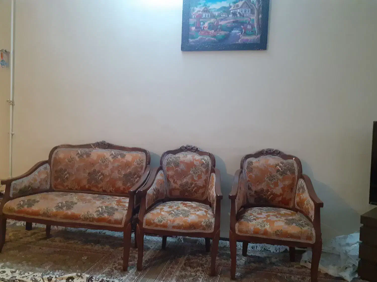 مبل سلطنتی|مبلمان خانگی و میز عسلی|شیراز, ابیوردی|دیوار