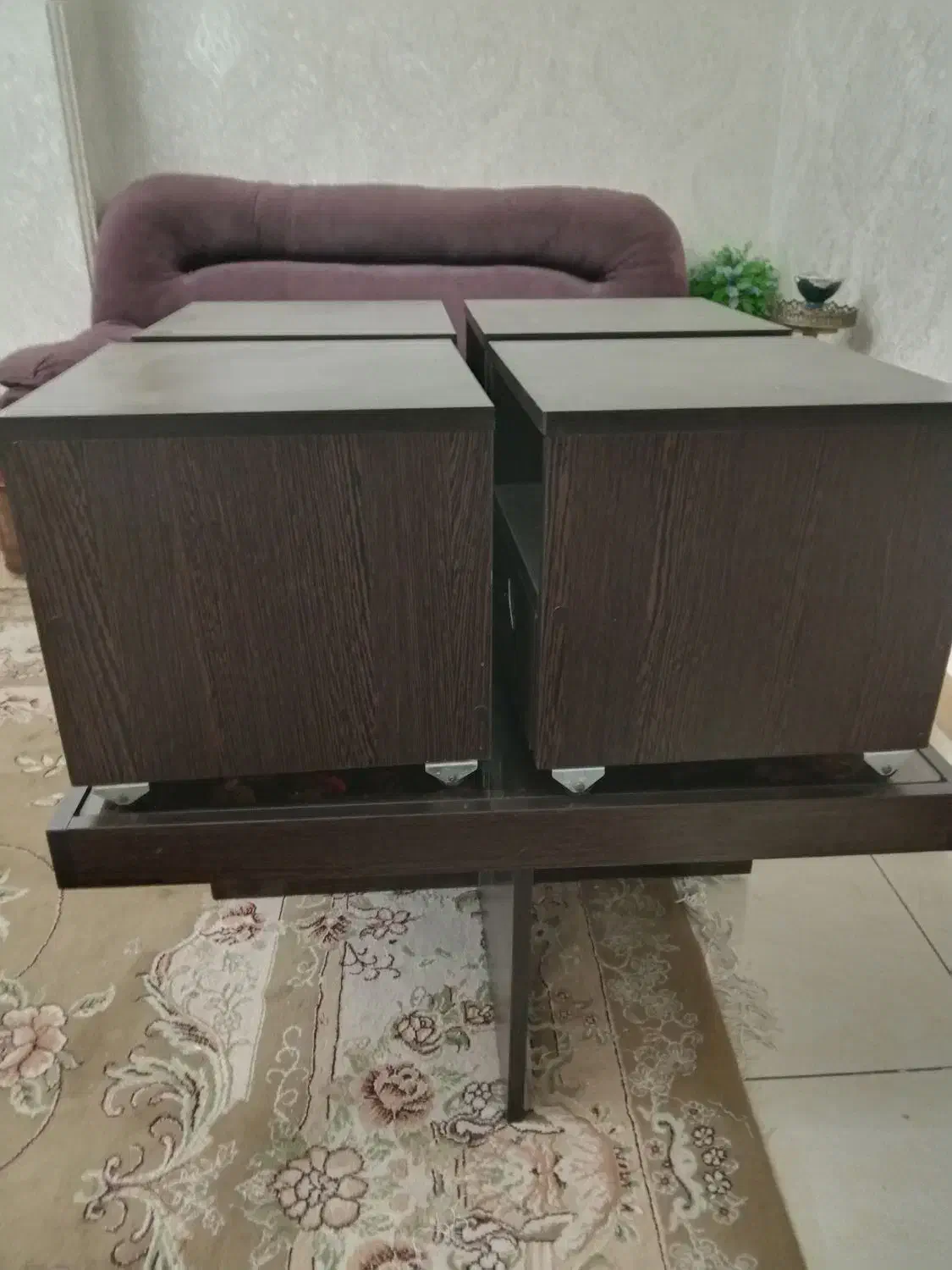 میز عسلی قهوهای|مبلمان خانگی و میز عسلی|نسیمشهر, |دیوار