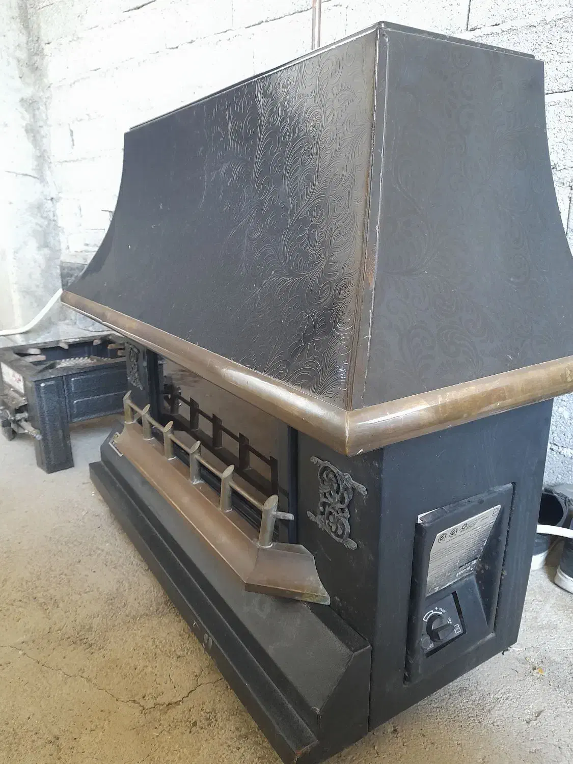 بخاری طرح شومینه ایران شرق|بخاری، هیتر، شومینه|لاهیجان, بازکیاگوراب|دیوار