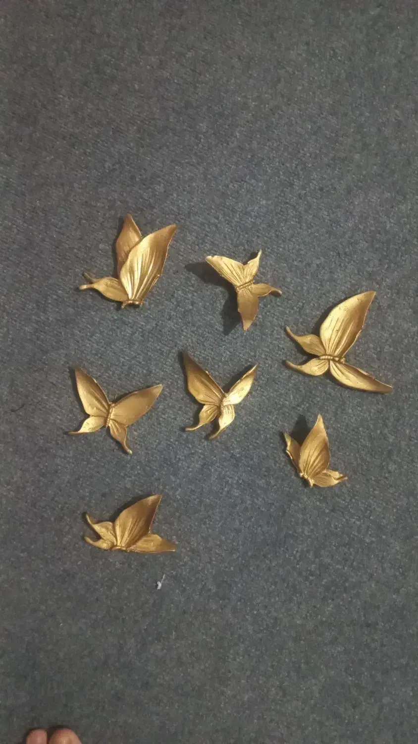 دیوار کوب پروانه جنس پلی استر|مجسمه، تندیس، ماکت|لنجان, |دیوار