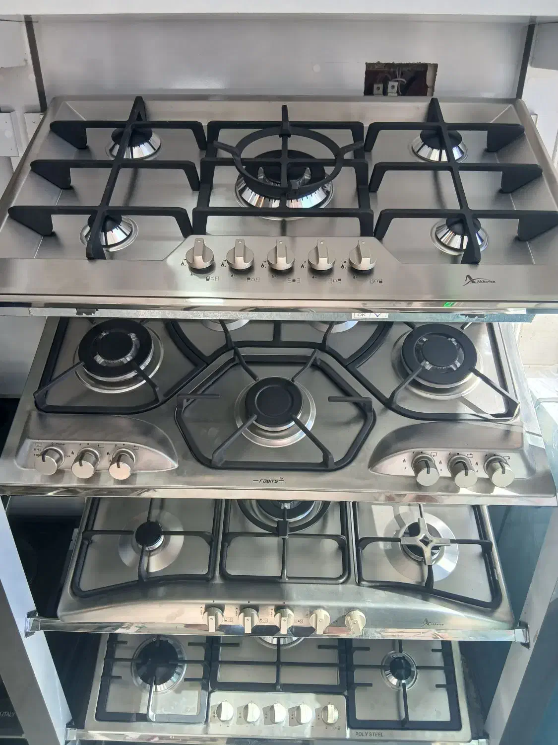 اجاق گاز استیل گاز توکار سینک هود برندلوفر کدb88|اجاق گاز و لوازم برقی پختوپز|مشهد, طبرسی شمالی|دیوار