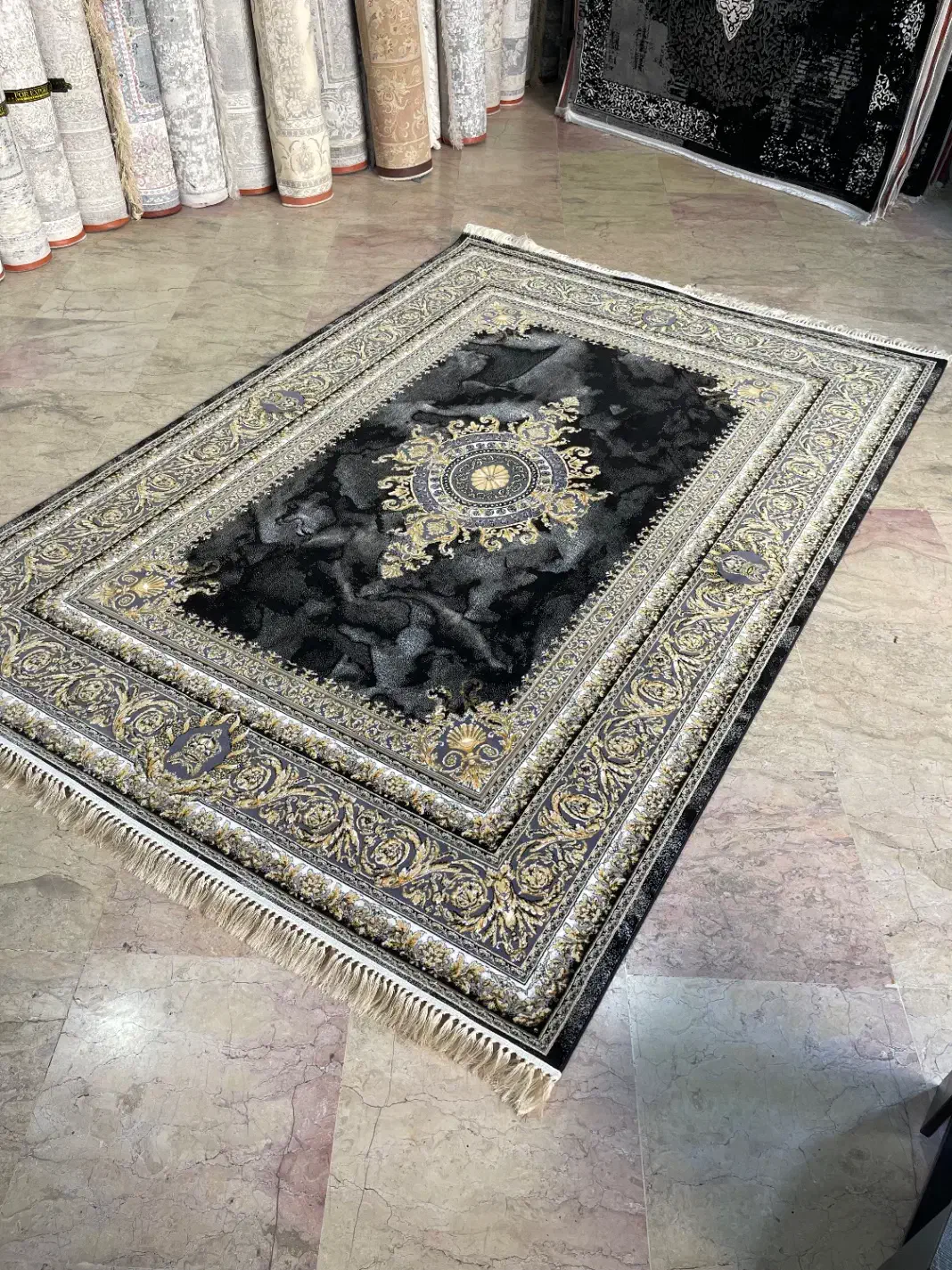 فرش700شانه تراکم 3000 نخ هیت ست|فرش|فردیس, منظریه|دیوار