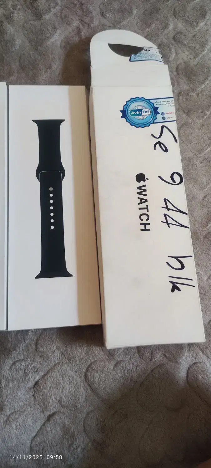 اپل واچ سری ۹ سایز ۴۴ رنگ مشکی|لوازم جانبی موبایل و تبلت|تهران, آهنگران (سراسیاب دولاب)|دیوار