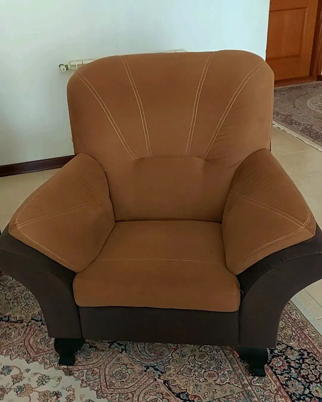 مبل ۷ نفره سالم +میز تلویزیون ترک+میز توالت|مبلمان خانگی و میز عسلی|گنبد کاووس, |دیوار