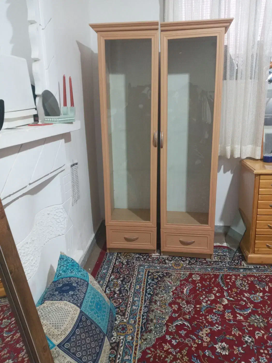 کمد چوبی|جاکفشی، کمد، دراور|گنبد کاووس, |دیوار