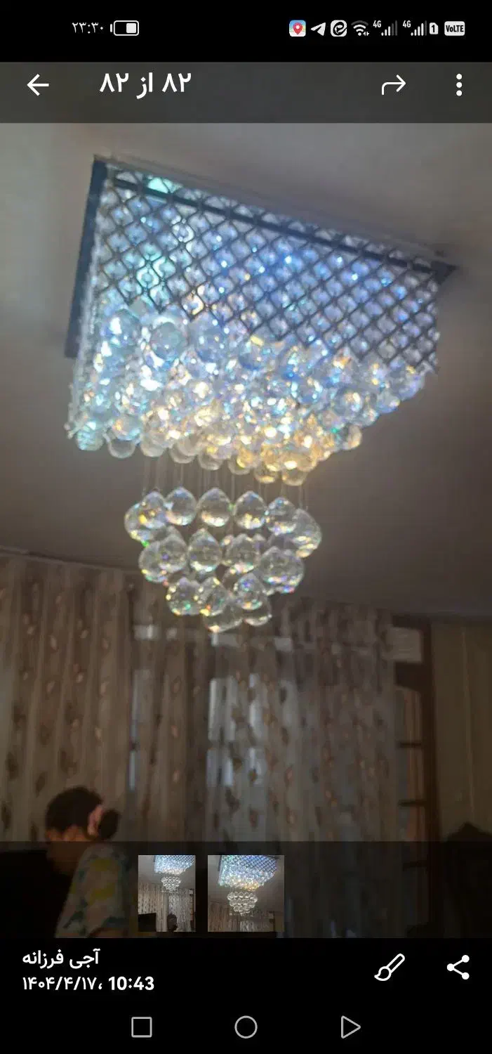 فروش یک جفت لوستر|لوستر و چراغ آویز|اصفهان, زهران|دیوار