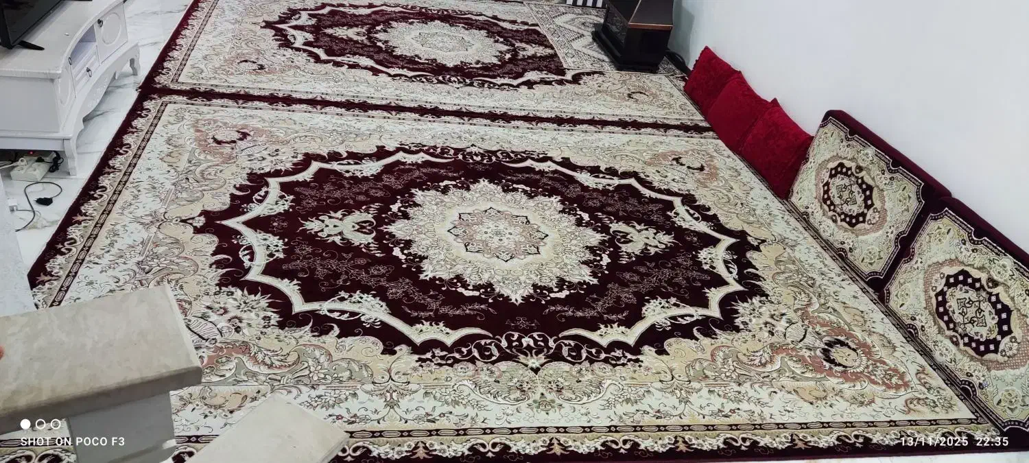 ۱جفت فرش۱۲متری|فرش|قیدار, |دیوار