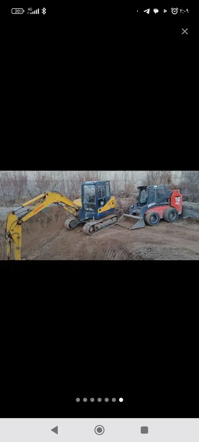 اجاره مینی بیل وبابکت و خاور حیدری|خدمات حمل و نقل|سنندج, |دیوار