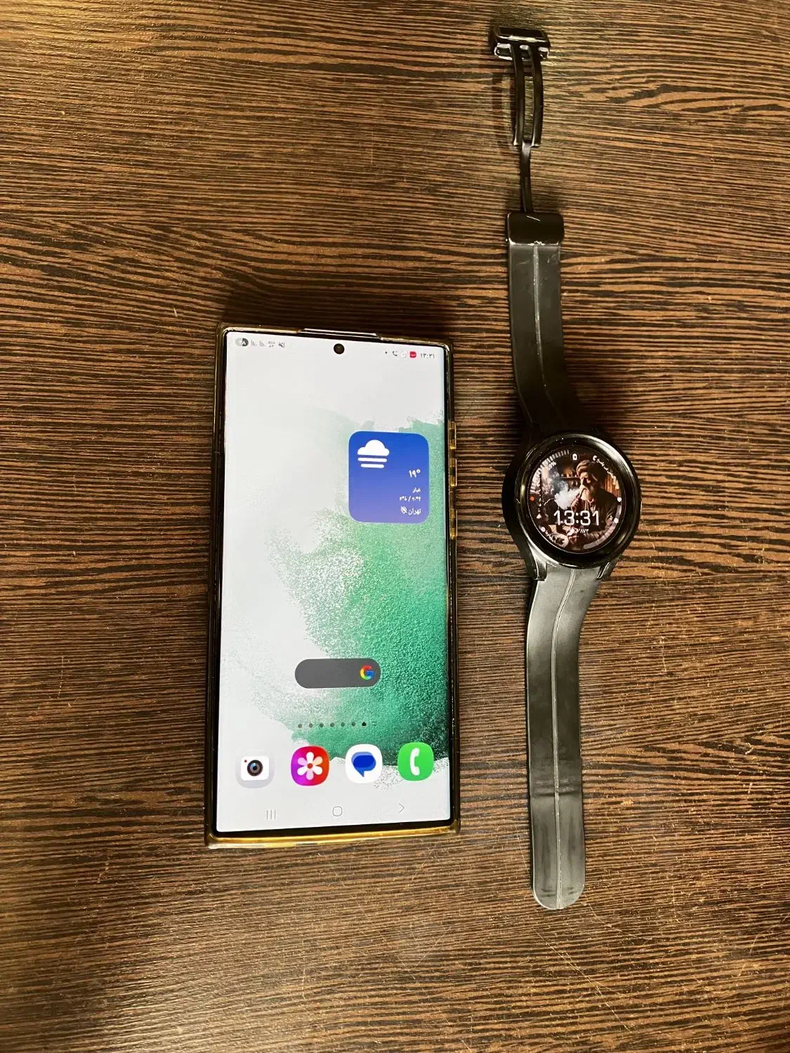 گوشی s22 الترا همراه ساعت گلگسی ۵ پرو مکس|موبایل|تهران, ازگل|دیوار