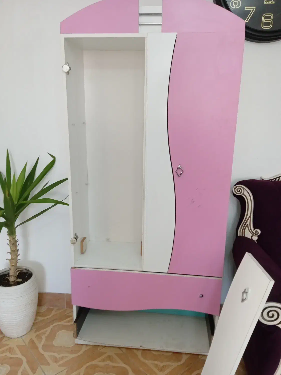 کمد دست دوم چوب ام دی اف|جاکفشی، کمد، دراور|رشت, باهنر|دیوار