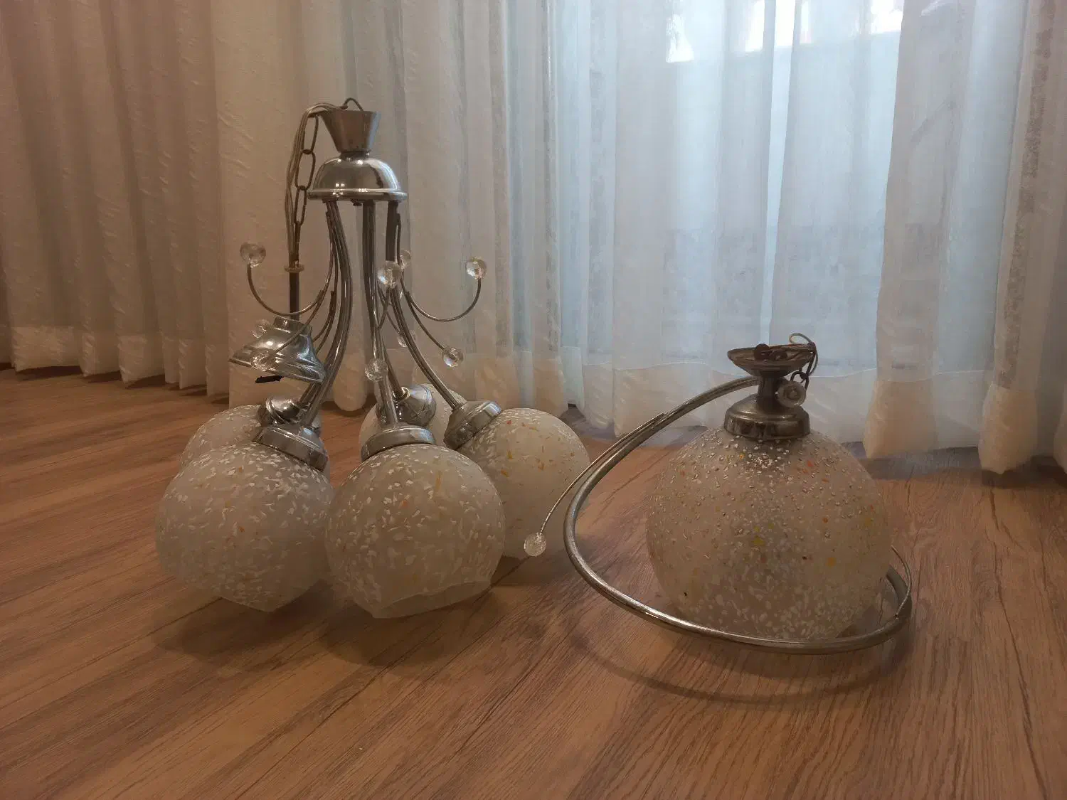 لوستر|لوستر و چراغ آویز|رامسر, |دیوار