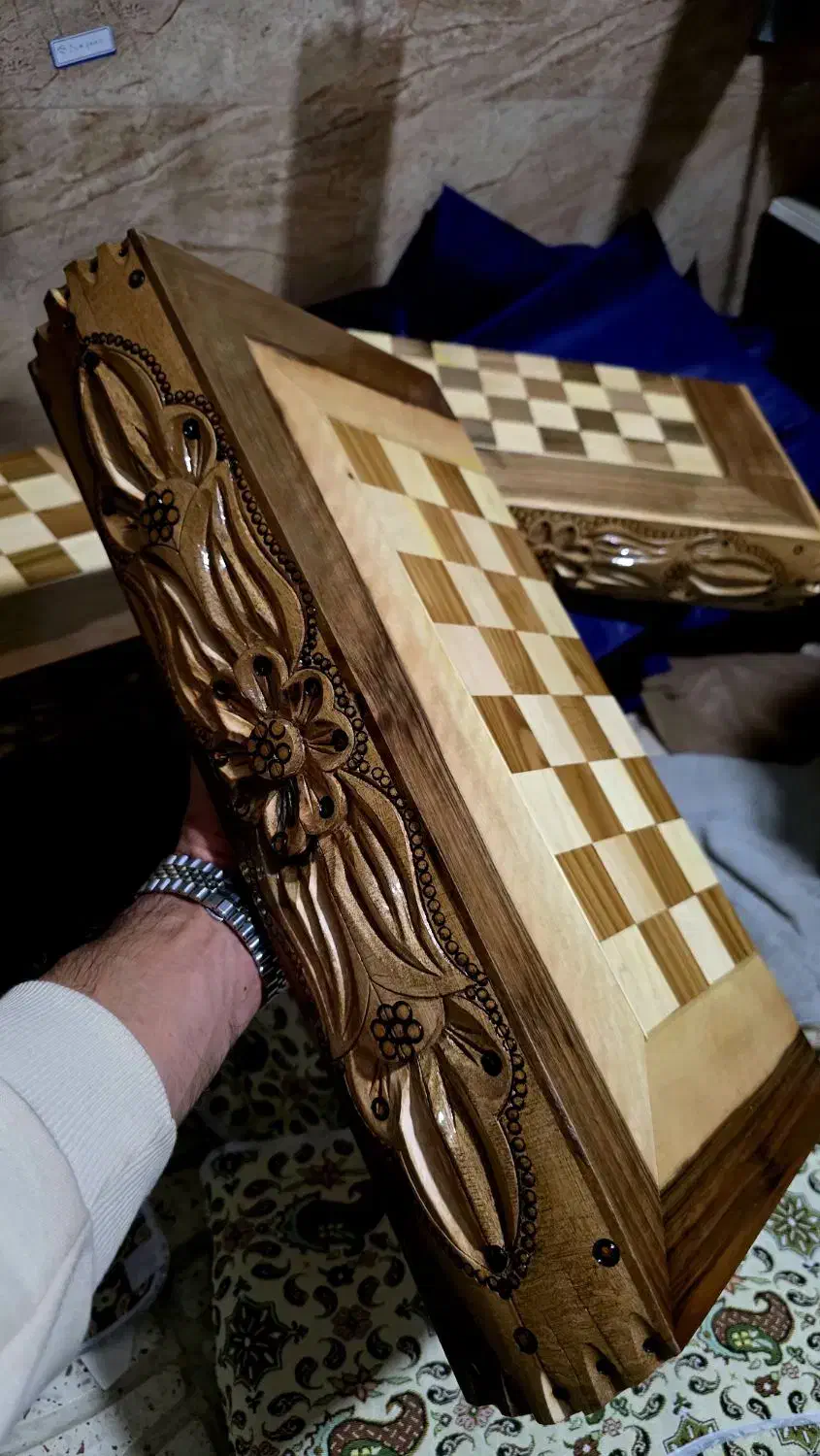 تخته نرد گردو و ریشه گردو اعلا|کلکسیون و سرگرمی|کرمانشاه, |دیوار