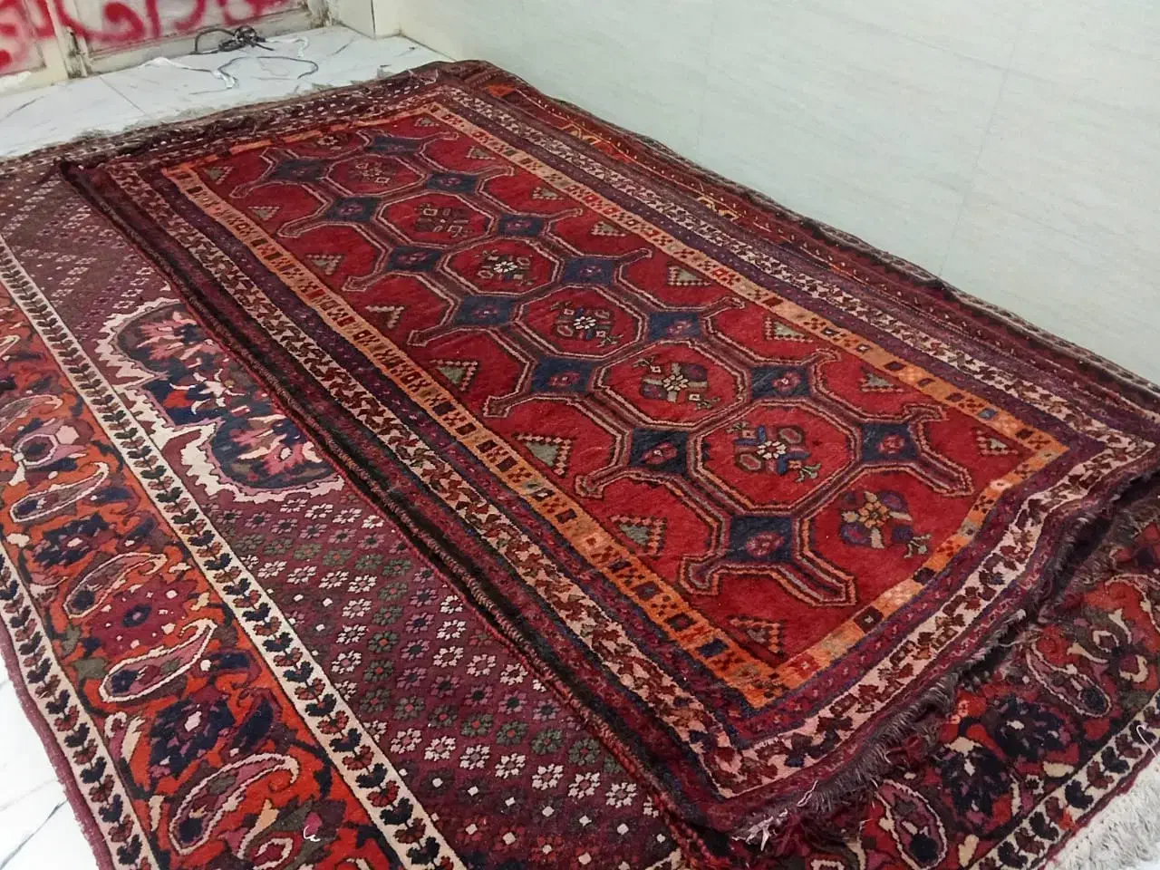۲۰ تخته قالی دستباف قدیمی فقط ۴ میلیون|فرش|رودشت (چهارمحال و بختیاری), |دیوار
