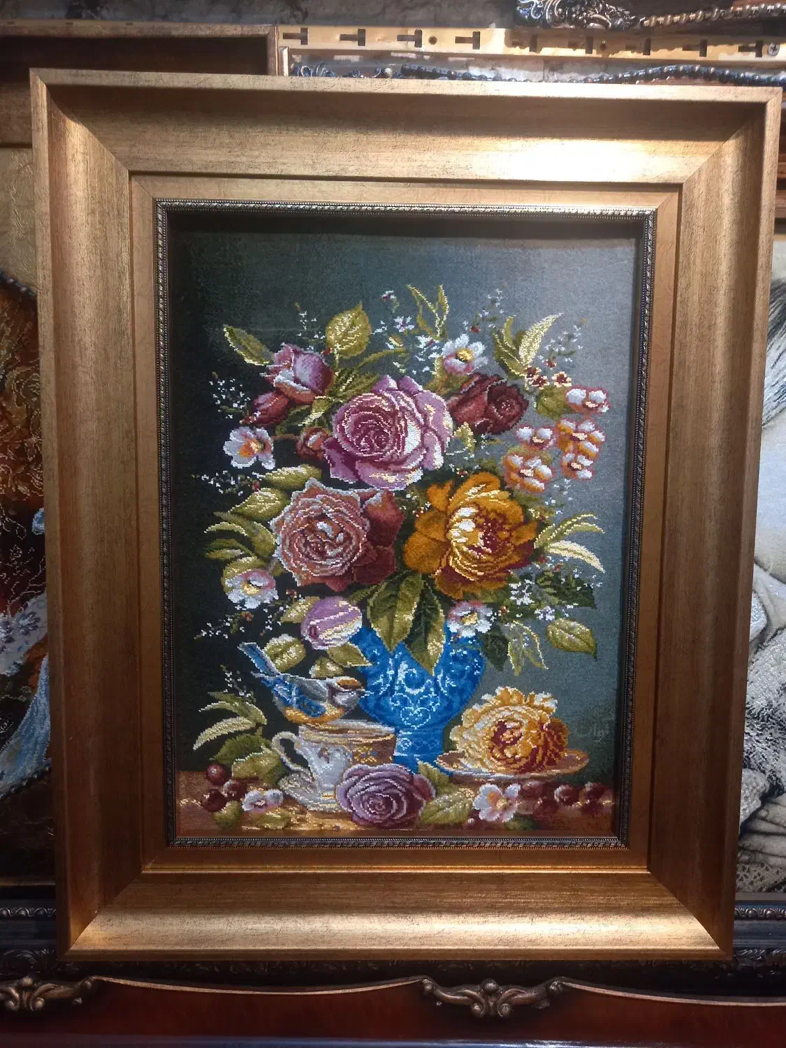 تابلو فرش دستباف گلدان های مناسب قیمتgolha|تابلو فرش|تهران, نارمک|دیوار