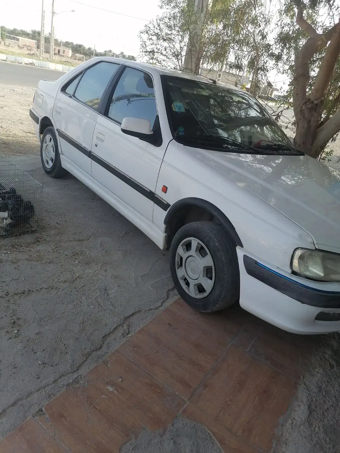 پژو پارس سفید مدل 87|خودرو سواری و وانت|جیرفت, |دیوار