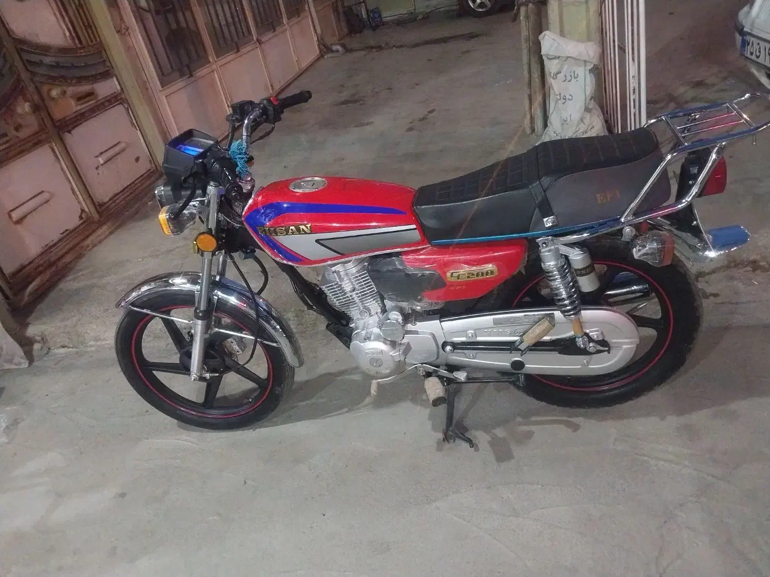 موتور هوندا ۲۰۰ معاوضه با موتور ۳ چرخ|موتورسیکلت|سنقر, |دیوار