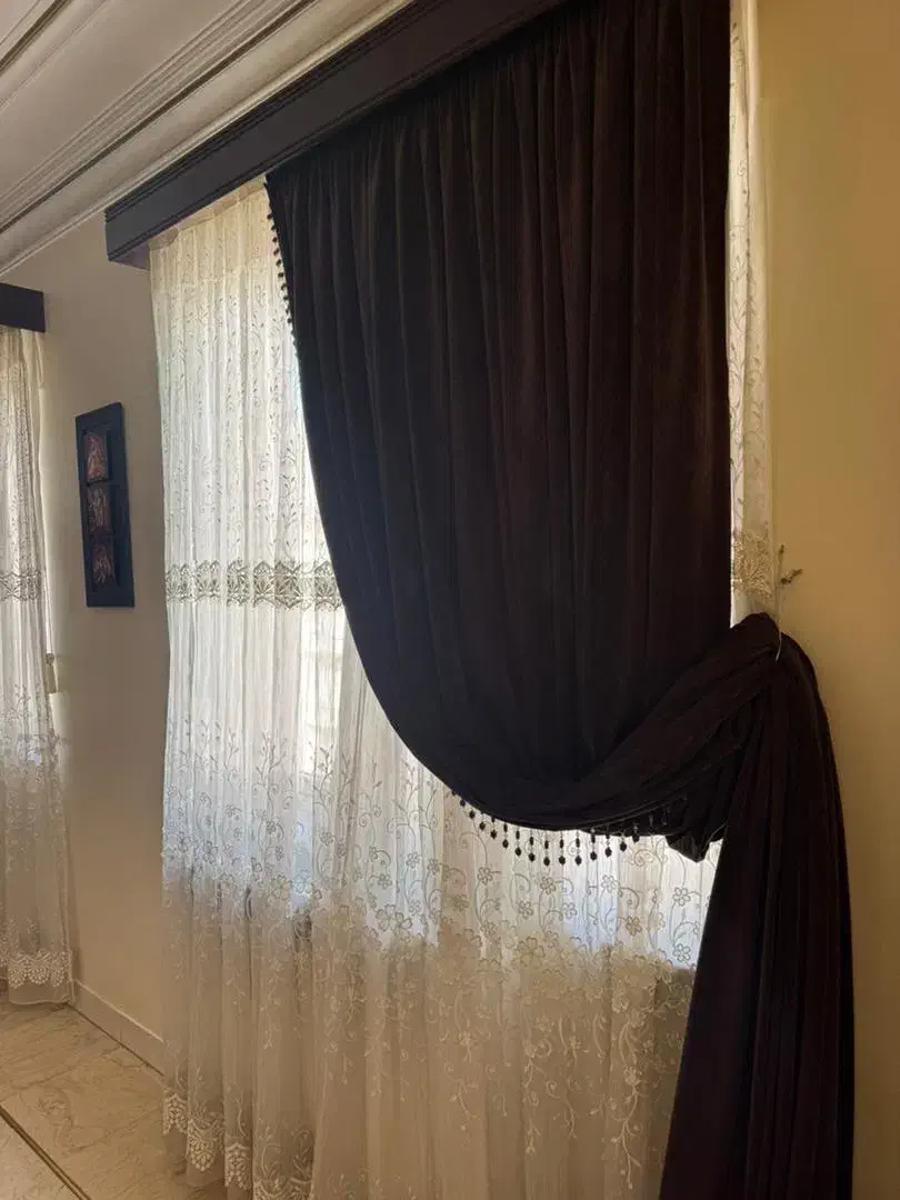 پرده با والان مخمل|پرده، رانر، رومیزی|تهران, شهرک غرب|دیوار