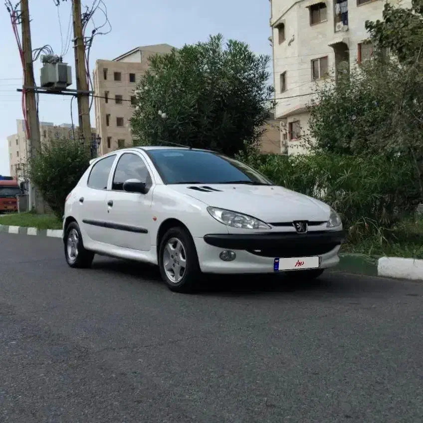 پژو 206 سفید مدل ۹۷ تیپ پنج tu5 خوش رخ و سلامت|خودرو سواری و وانت|رشت, رشتیان|دیوار