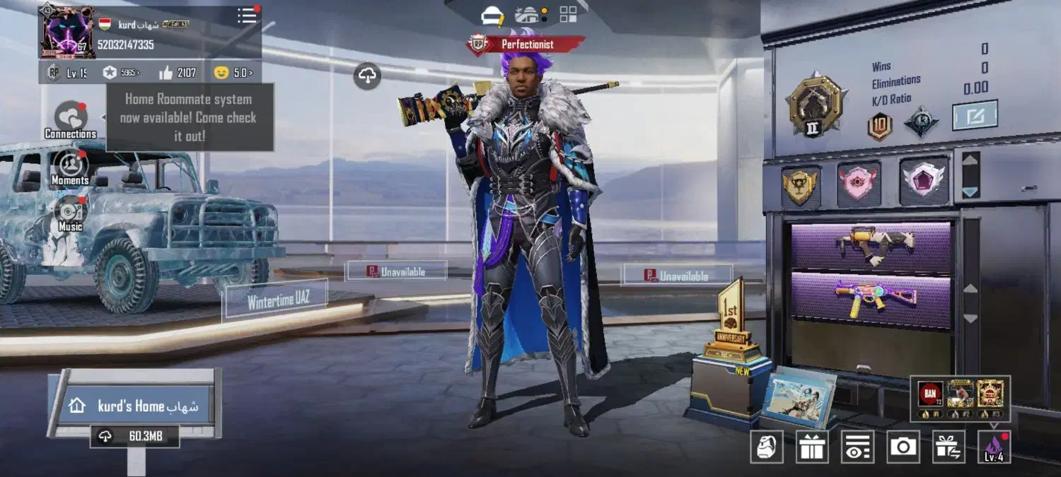 اکانت پابجی گاد|کنسول، بازی ویدئویی و آنلاین|ایلام, |دیوار