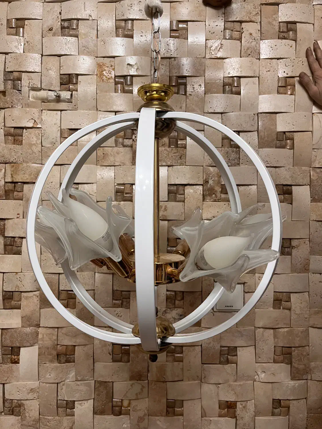 لوستر|لوستر و چراغ آویز|تهران, کاج|دیوار