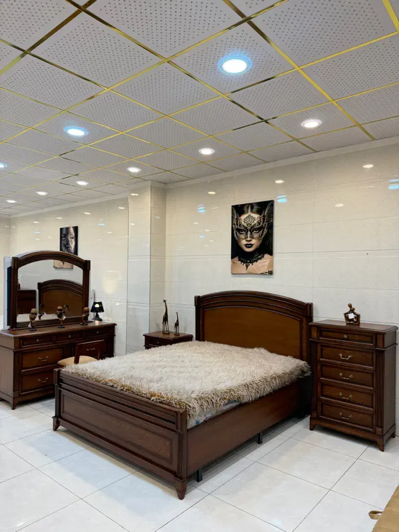 سرویس خواب تینا لیزری - سرای شاهکار|تخت و سرویس خواب|یزد, |دیوار