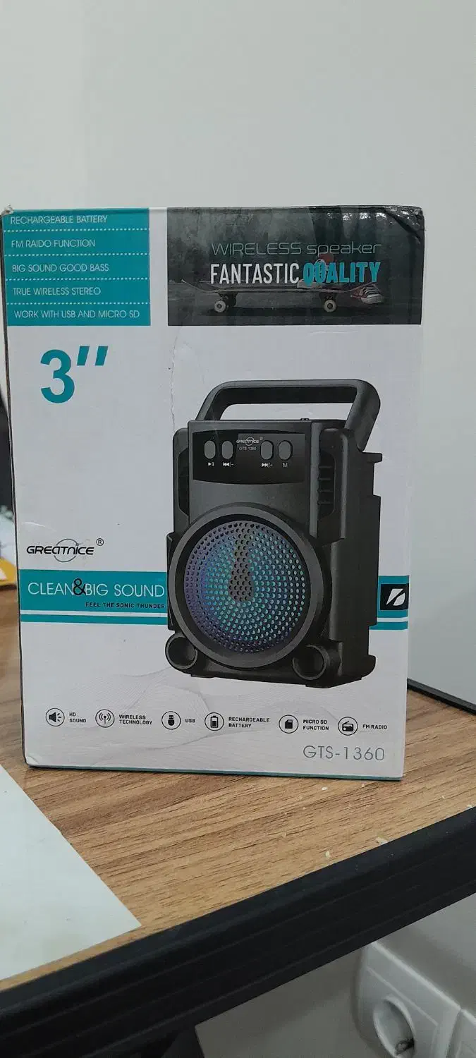 اسپیکر کوچک بلوتوثی نو|پخشکننده همراه|تبریز, |دیوار